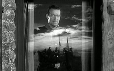 John Wayne as Captain York in Fort Apache (1948)