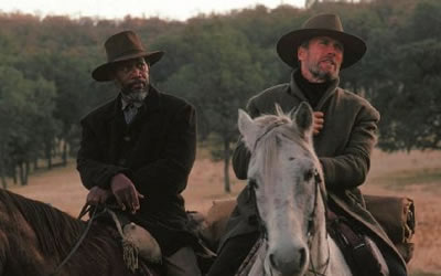 Morgan Freeman and Clint Eastwood in Unforgiven