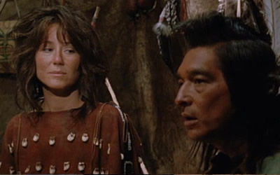 Mary McDonnell and Graham Greene in Dances with Wolves (1990)